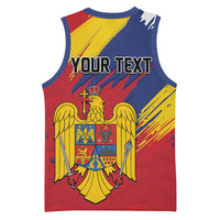 Personalized Romania Flag Day Basketball Jersey Royal Eagle Patriotic Heritage