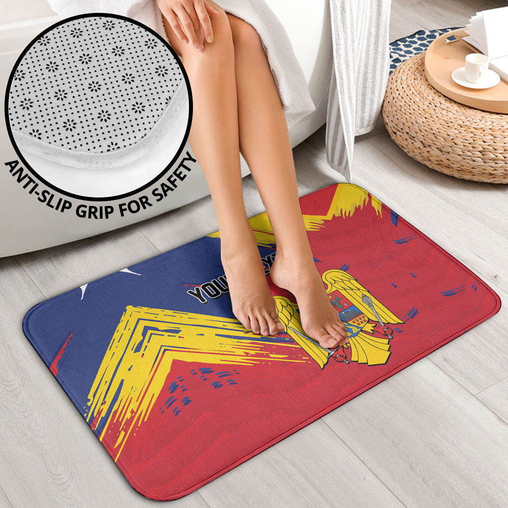 Personalized Romania Flag Day Bathroom Set Royal Eagle Patriotic Heritage