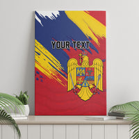 Personalized Romania Flag Day Canvas Wall Art Royal Eagle Patriotic Heritage