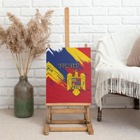 Personalized Romania Flag Day Canvas Wall Art Royal Eagle Patriotic Heritage