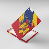 Personalized Romania Flag Day Canvas Wall Art Royal Eagle Patriotic Heritage