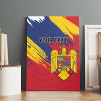 Personalized Romania Flag Day Canvas Wall Art Royal Eagle Patriotic Heritage