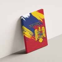 Personalized Romania Flag Day Canvas Wall Art Royal Eagle Patriotic Heritage