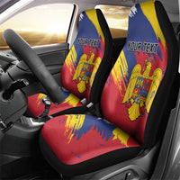 Personalized Romania Flag Day Car Seat Cover Royal Eagle Patriotic Heritage
