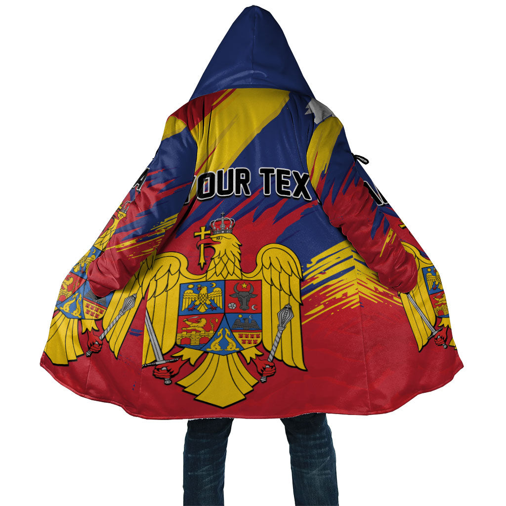 Personalized Romania Flag Day Cloak Royal Eagle Patriotic Heritage