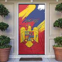 Personalized Romania Flag Day Door Cover Royal Eagle Patriotic Heritage