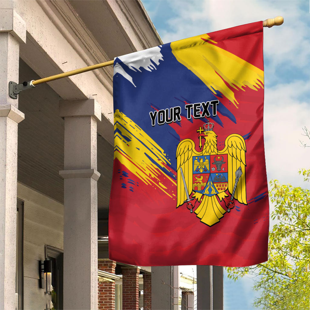 Personalized Romania Flag Day Garden Flag Royal Eagle Patriotic Heritage