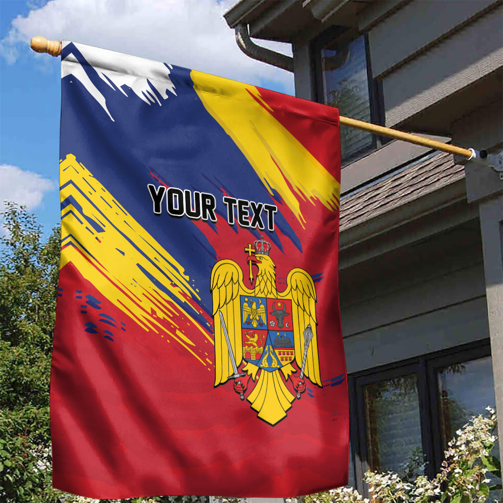Personalized Romania Flag Day Garden Flag Royal Eagle Patriotic Heritage