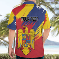 Personalized Romania Flag Day Hawaiian Shirt Royal Eagle Patriotic Heritage