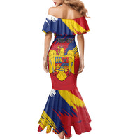 Personalized Romania Flag Day Mermaid Dress Royal Eagle Patriotic Heritage