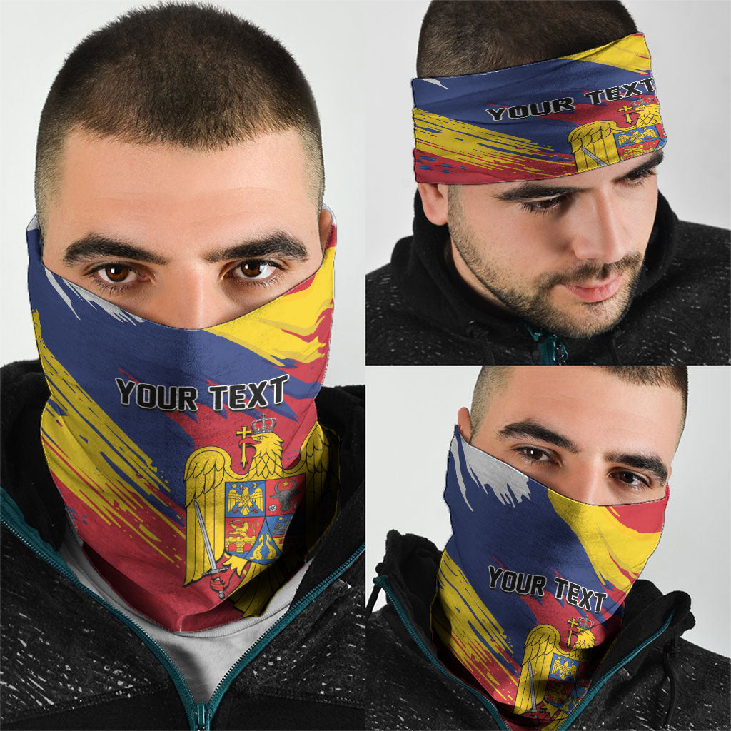 Personalized Romania Flag Day Neck Gaiter Royal Eagle Patriotic Heritage