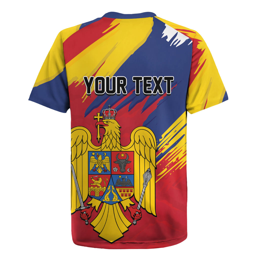 Personalized Romania Flag Day Rugby Jersey Royal Eagle Patriotic Heritage