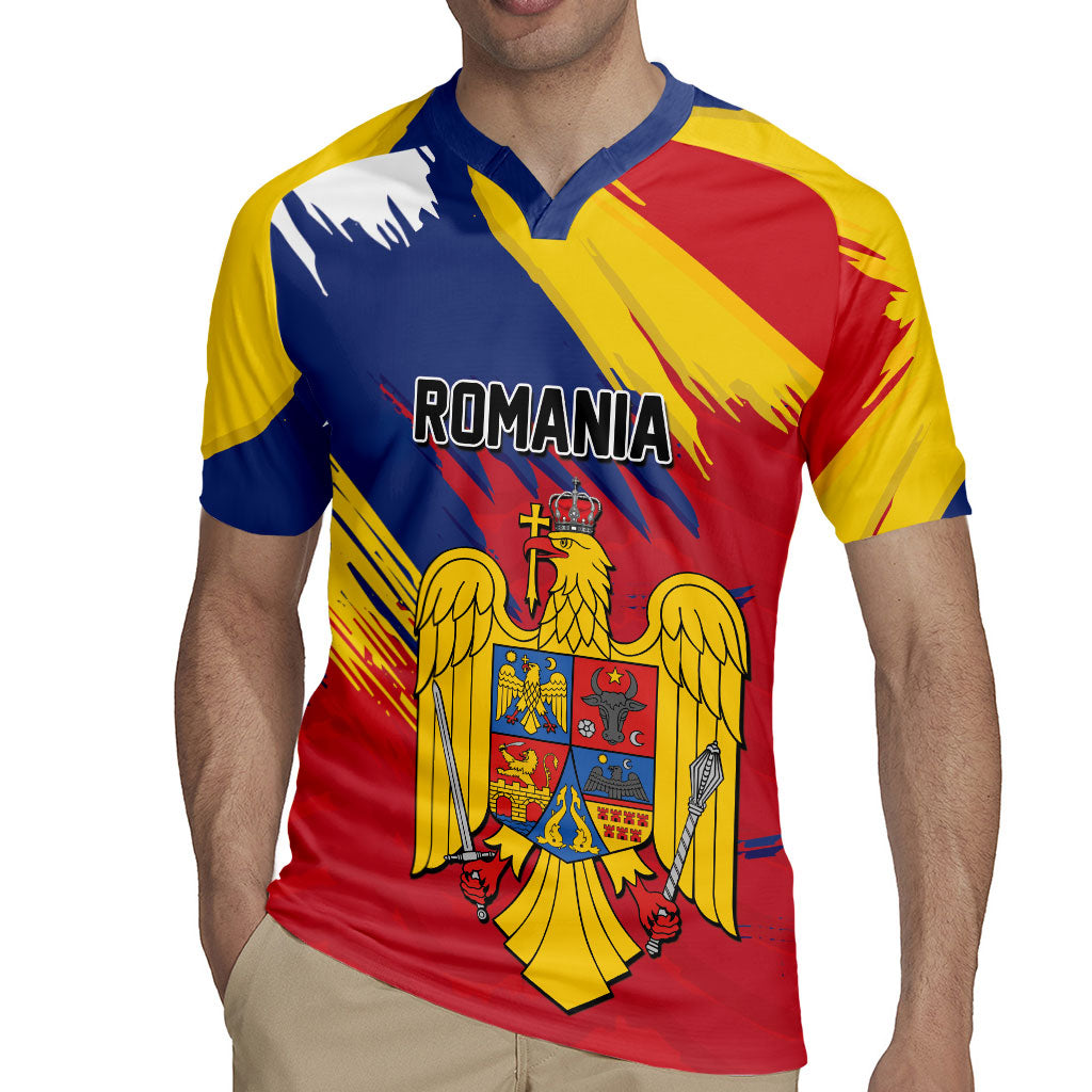 Personalized Romania Flag Day Rugby Jersey Royal Eagle Patriotic Heritage