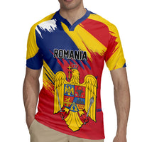 Personalized Romania Flag Day Rugby Jersey Royal Eagle Patriotic Heritage