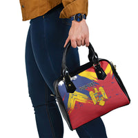 Personalized Romania Flag Day Shoulder Handbag Royal Eagle Patriotic Heritage