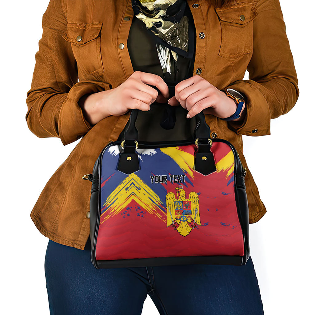 Personalized Romania Flag Day Shoulder Handbag Royal Eagle Patriotic Heritage