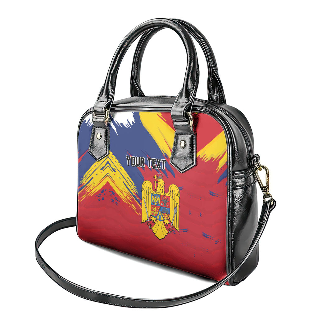 Personalized Romania Flag Day Shoulder Handbag Royal Eagle Patriotic Heritage