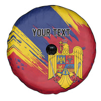 Personalized Romania Flag Day Spare Tire Cover Royal Eagle Patriotic Heritage