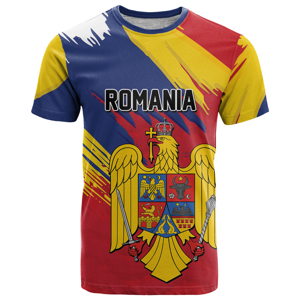 Personalized Romania Flag Day T Shirt Royal Eagle Patriotic Heritage