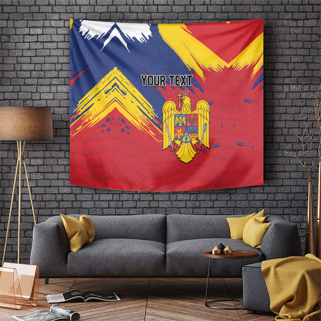 Personalized Romania Flag Day Tapestry Royal Eagle Patriotic Heritage