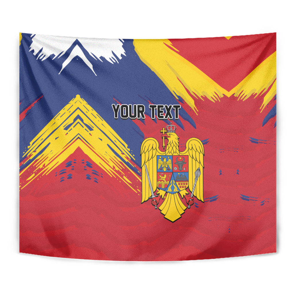 Personalized Romania Flag Day Tapestry Royal Eagle Patriotic Heritage