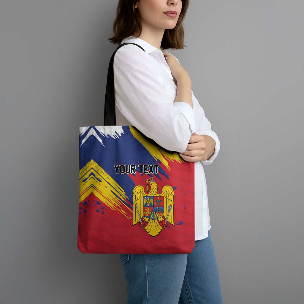 Personalized Romania Flag Day Tote Bag Royal Eagle Patriotic Heritage