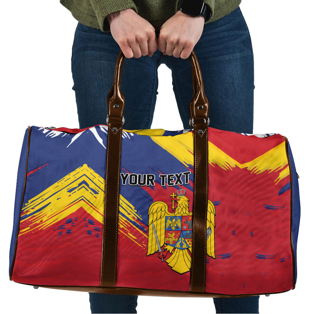 Personalized Romania Flag Day Travel Bag Royal Eagle Patriotic Heritage