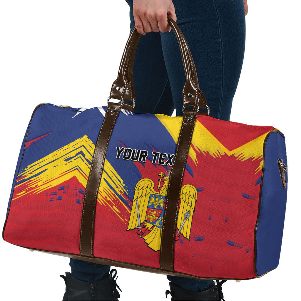 Personalized Romania Flag Day Travel Bag Royal Eagle Patriotic Heritage