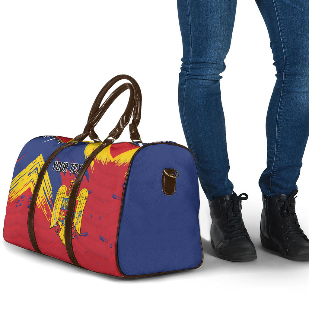 Personalized Romania Flag Day Travel Bag Royal Eagle Patriotic Heritage