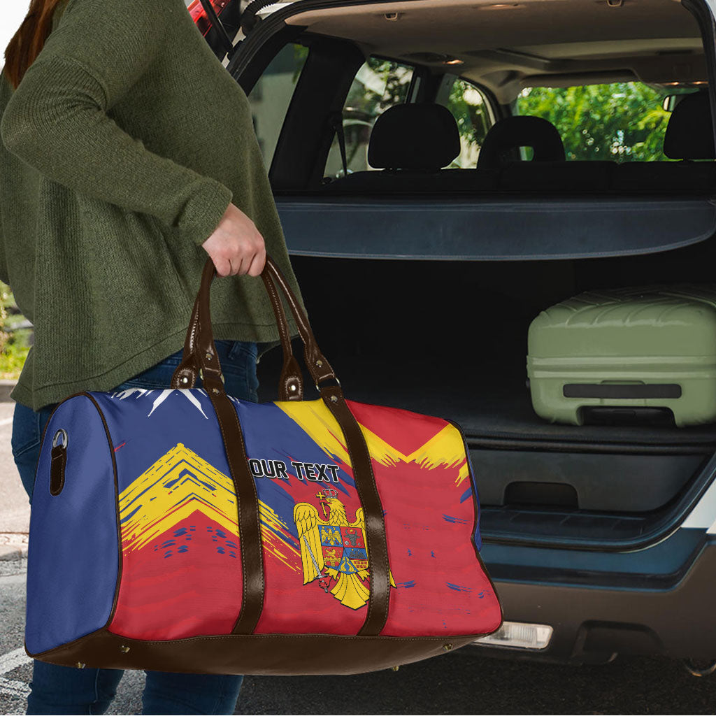 Personalized Romania Flag Day Travel Bag Royal Eagle Patriotic Heritage