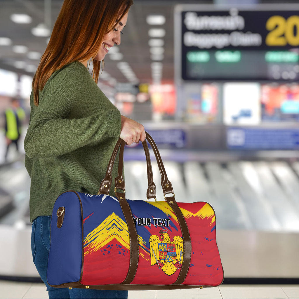 Personalized Romania Flag Day Travel Bag Royal Eagle Patriotic Heritage