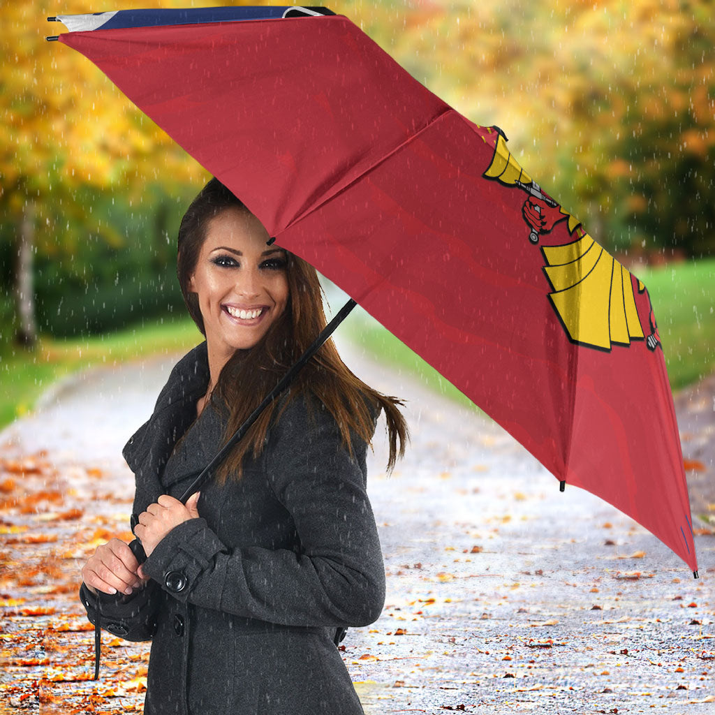 Personalized Romania Flag Day Umbrella Royal Eagle Patriotic Heritage