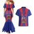 Personalized Haiti Coat Of Arms Couples Matching Mermaid Dress and Hawaiian Shirt With Flag Color - Wonder Print Shop