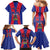 Personalized Haiti Coat Of Arms Family Matching Mermaid Dress and Hawaiian Shirt With Flag Color - Wonder Print Shop