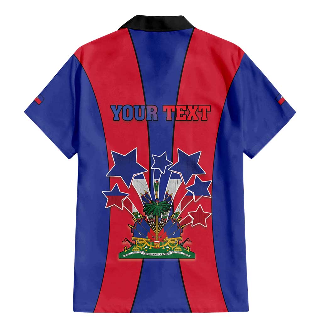 Personalized Haiti Coat Of Arms Family Matching Mermaid Dress and Hawaiian Shirt With Flag Color - Wonder Print Shop