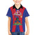 Personalized Haiti Coat Of Arms Family Matching Puletasi and Hawaiian Shirt With Flag Color - Wonder Print Shop