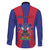 Personalized Haiti Coat Of Arms Family Matching Short Sleeve Bodycon Dress and Hawaiian Shirt With Flag Color - Wonder Print Shop
