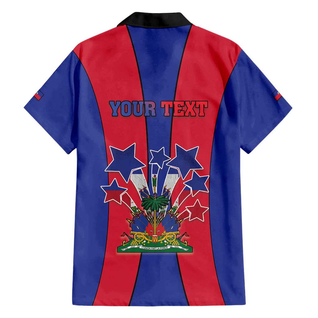 Personalized Haiti Coat Of Arms Family Matching Summer Maxi Dress and Hawaiian Shirt With Flag Color - Wonder Print Shop