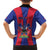 Personalized Haiti Coat Of Arms Family Matching Tank Maxi Dress and Hawaiian Shirt With Flag Color - Wonder Print Shop