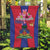 Personalized Haiti Coat Of Arms Garden Flag With Flag Color - Wonder Print Shop