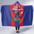 Personalized Haiti Coat Of Arms Hooded Blanket With Flag Color