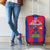 Personalized Haiti Coat Of Arms Luggage Cover With Flag Color - Wonder Print Shop