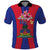 Personalized Haiti Coat Of Arms Polo Shirt With Flag Color - Wonder Print Shop