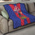 Personalized Haiti Coat Of Arms Quilt With Flag Color - Wonder Print Shop