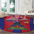 Personalized Haiti Coat Of Arms Round Carpet With Flag Color