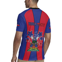 Personalized Haiti Coat Of Arms Rugby Jersey With Flag Color - Wonder Print Shop