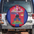 Personalized Haiti Coat Of Arms Spare Tire Cover With Flag Color - Wonder Print Shop