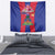 Personalized Haiti Coat Of Arms Tapestry With Flag Color - Wonder Print Shop