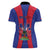 Personalized Haiti Coat Of Arms Women Polo Shirt With Flag Color - Wonder Print Shop