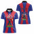 Personalized Haiti Coat Of Arms Women Polo Shirt With Flag Color - Wonder Print Shop